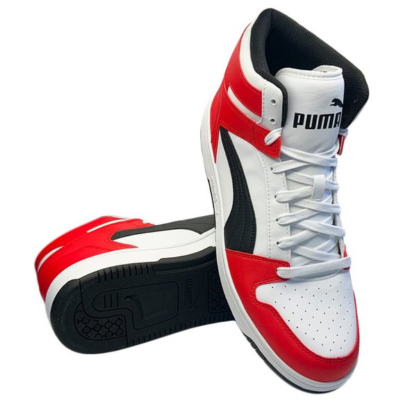 Puma Other - NWT PUMA AUTHENTIC REBOUND JOY MEN'S WHITE BASKETBALL SHOES SIZE 10.5 11